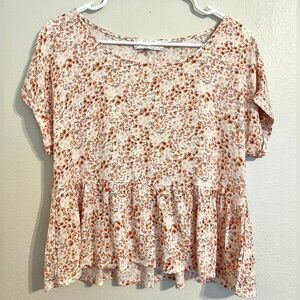 Hippie Rose Floral Blouse Small